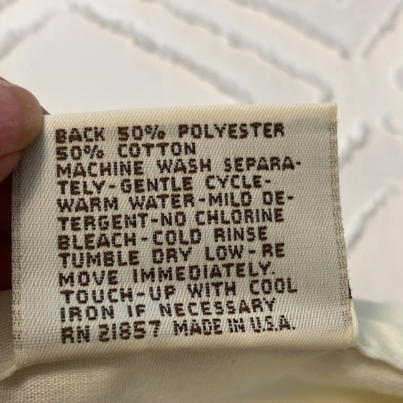 CROSCILL BRUSH STROKES SOUTHWEST BED SKIRT FULL / QUEEN  54" with 14" DROP - Picture 5 of 10